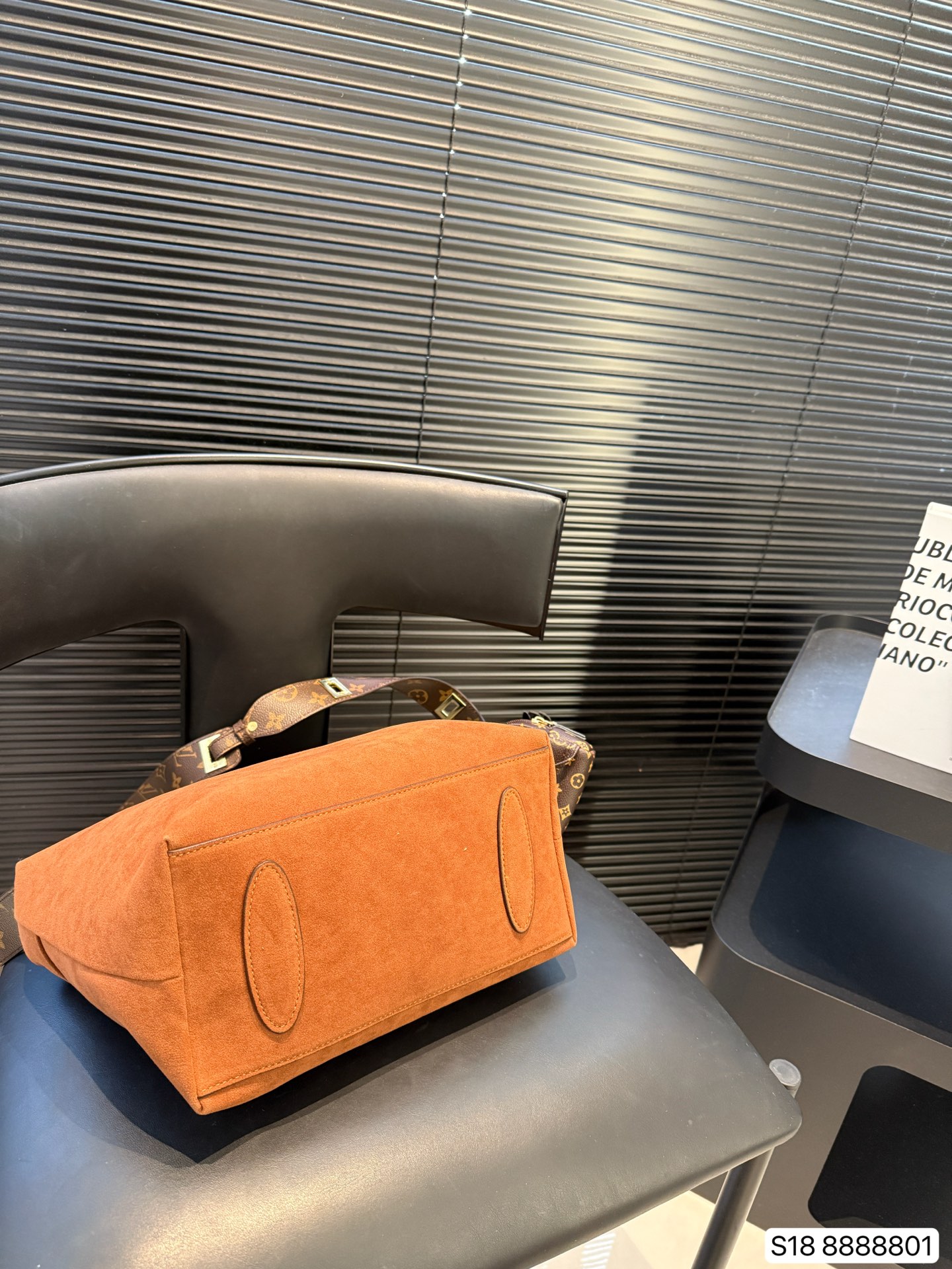 LV Suede Hobo Bag - Image 3