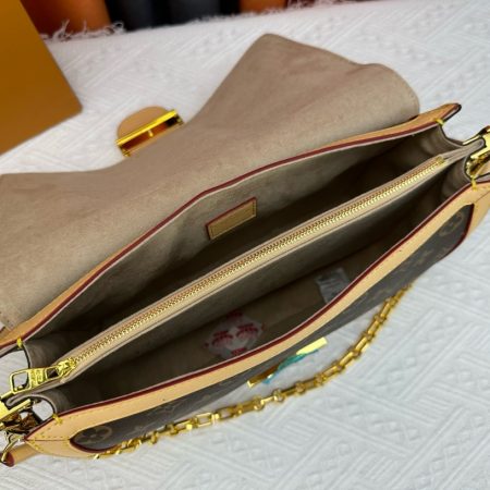 LV Smooth Dauphine MM Black Bag - Image 16