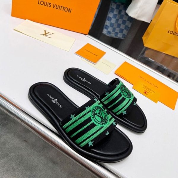 LV Magnetic Canvas Dashion Flip-flops Slide Sandal