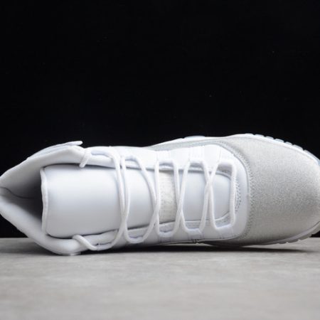 AIR Jordan 11 White Metallic Silver Vast Grey AR0715-100 - Image 9