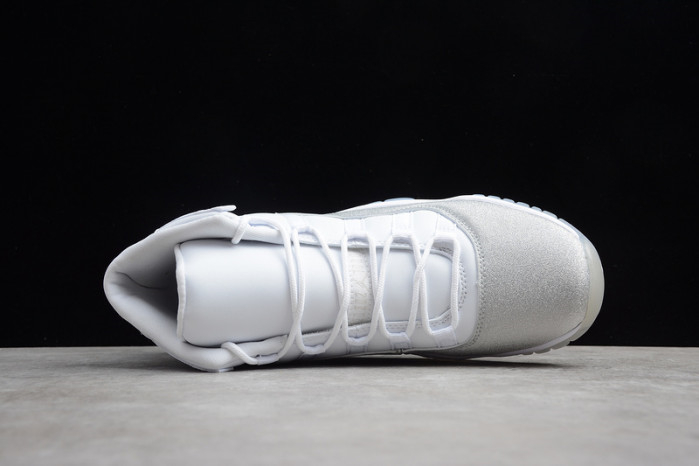 AIR Jordan 11 White Metallic Silver Vast Grey AR0715-100 - Image 9
