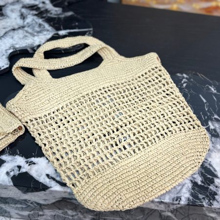 YSL Braided Tote Bag - Image 5