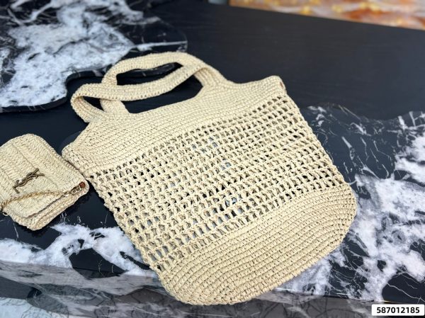 YSL Braided Tote Bag