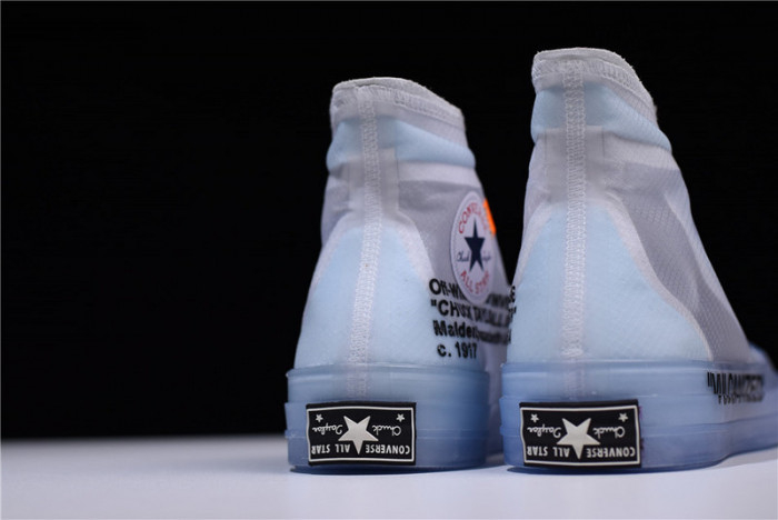 OFF-WHITE x Converse Chuck Taylor All Star 1970s White 162204C - Image 8
