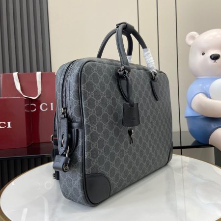 Gucci GG Emblem Laptop Bag - Image 4