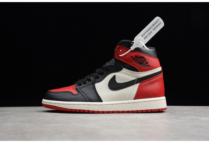 Air Jordan 1 Retro High OG Bred Toe 555088-610 - Image 1