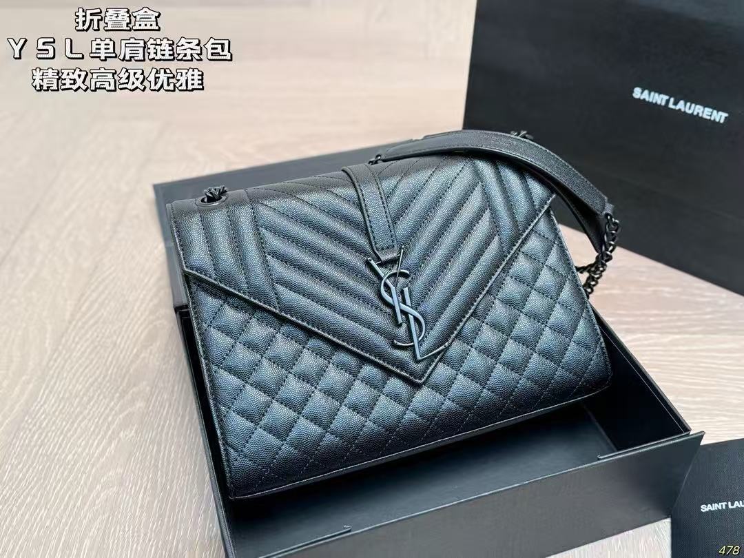 Saint Laurent Chain Shoulder Bag - Image 4