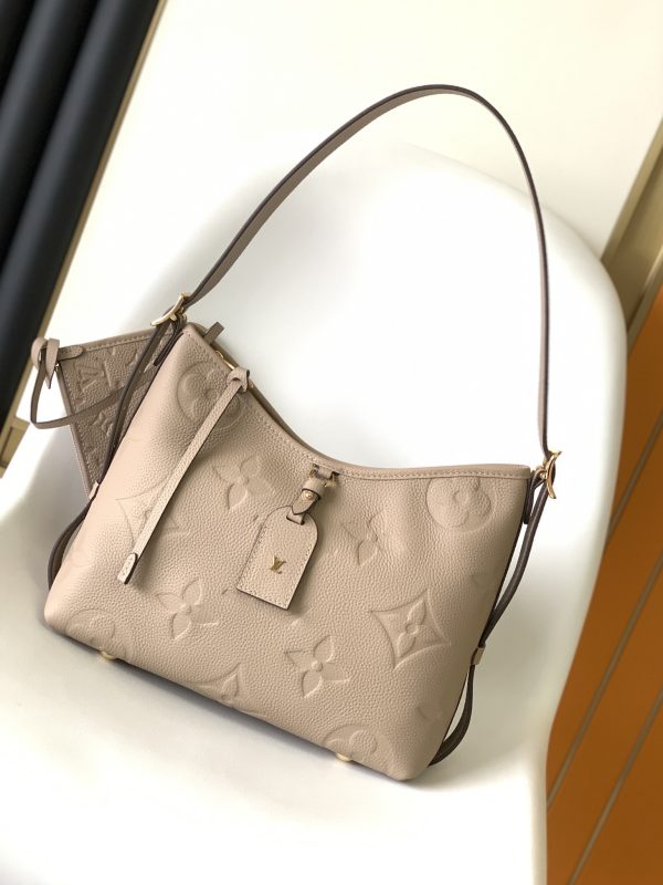 LV CarryAll PM Monogram Empreinte Leather Women Handbag 10A Mirror Version