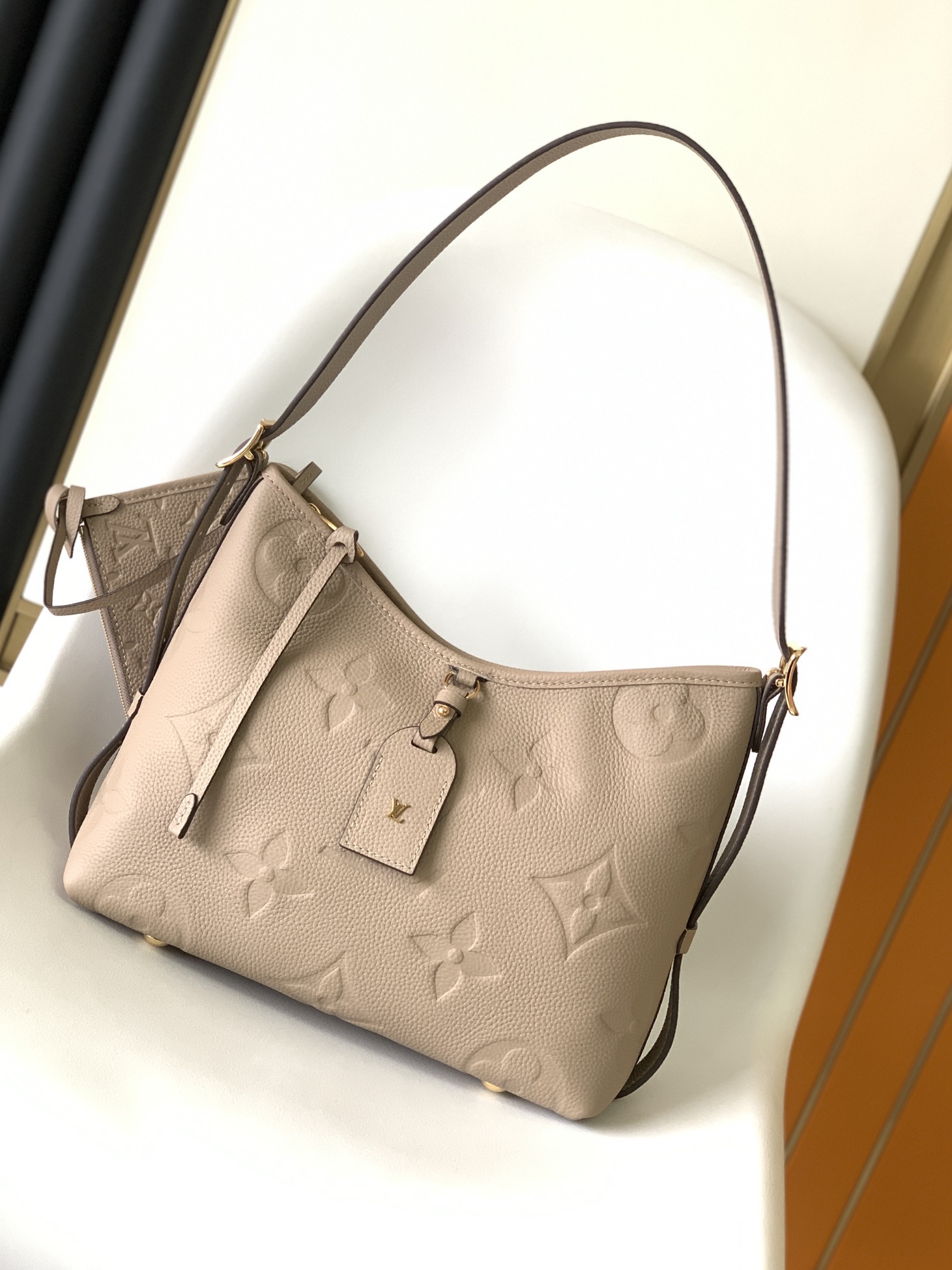 LV CarryAll PM Monogram Empreinte Leather Women Handbag 10A Mirror Version - Image 3