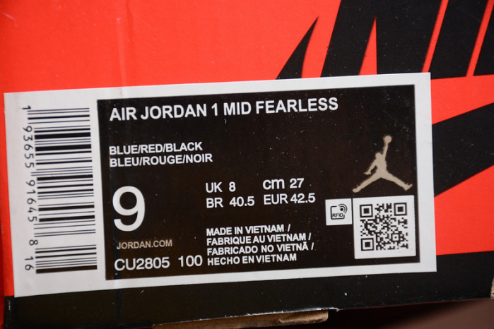 Air Jordan 1 Mid Blue The Great CU2805-100 - Image 7