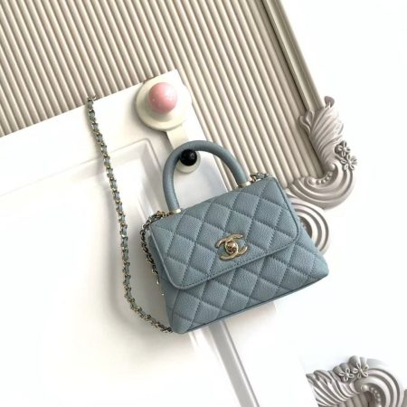 Chanel Mini Coco Handle Chain Shoulder Bag - Image 6