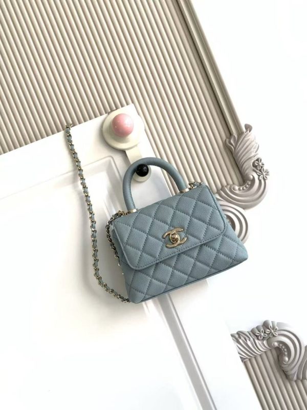 Chanel Mini Coco Handle Chain Shoulder Bag