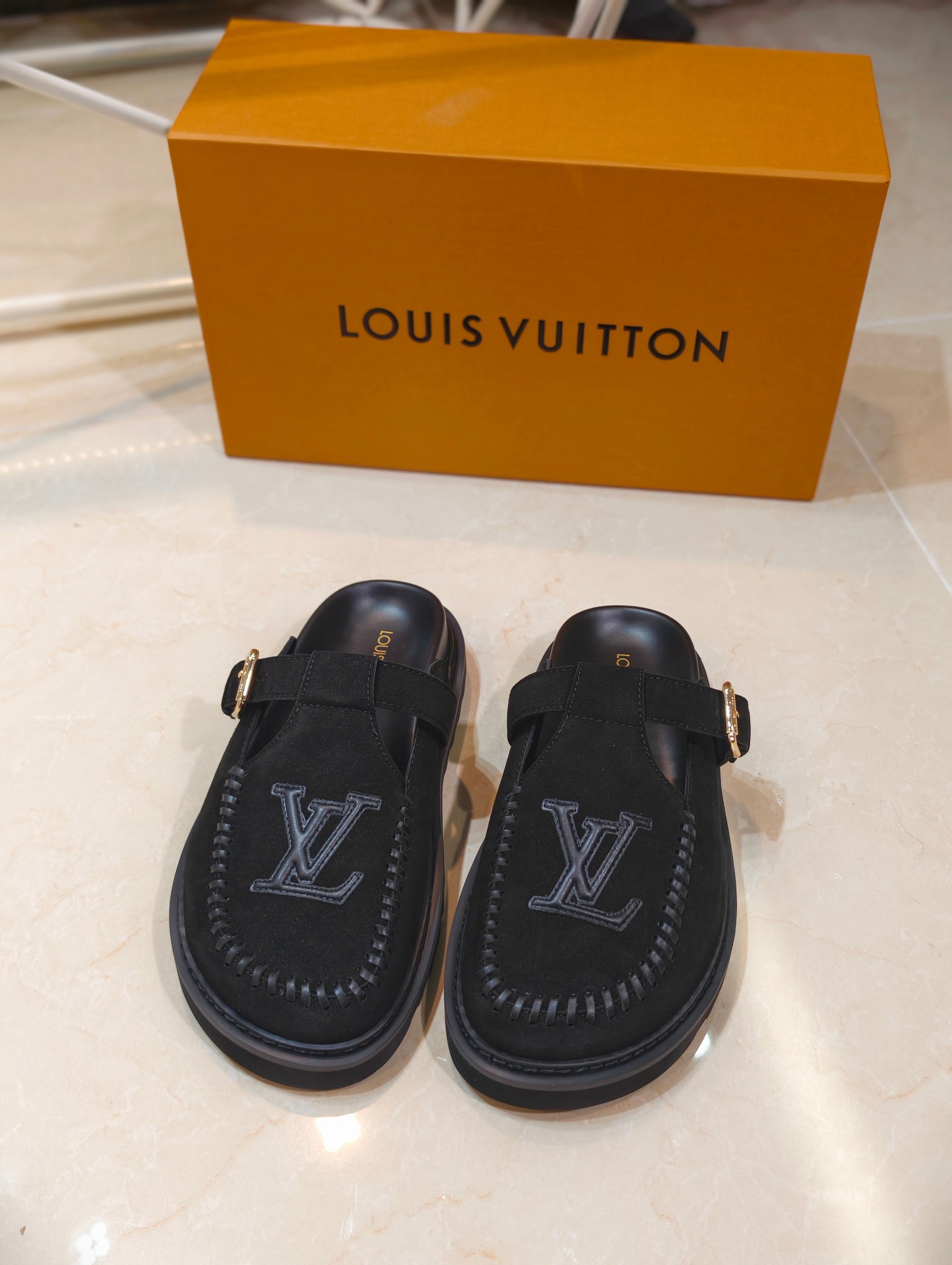 LV Easy Monogram Mules - Image 3