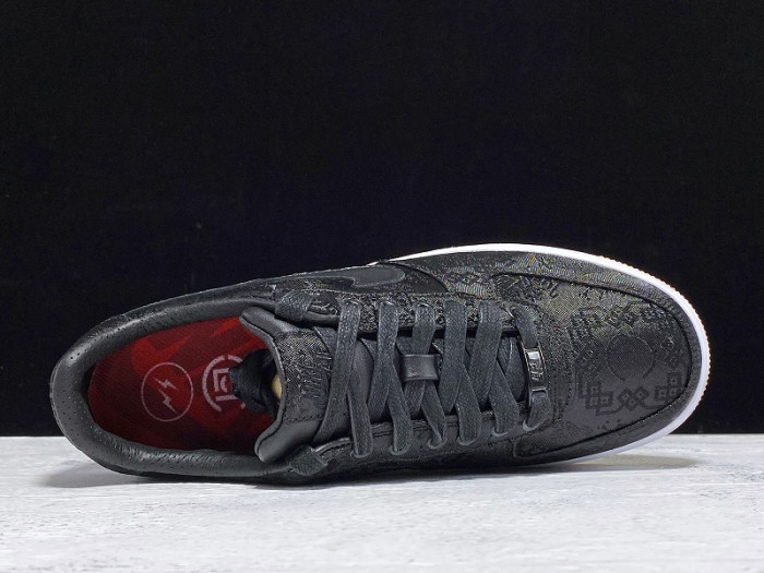 Fragment CLOT Nike Air Force 1 Black CZ3986-001 - Image 4