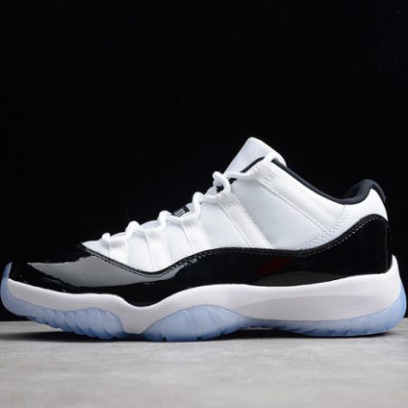 AIR JORDAN 11 RETRO LOW "CONCORD" BLACK/ WHITE mens 528895-153 - Image 2