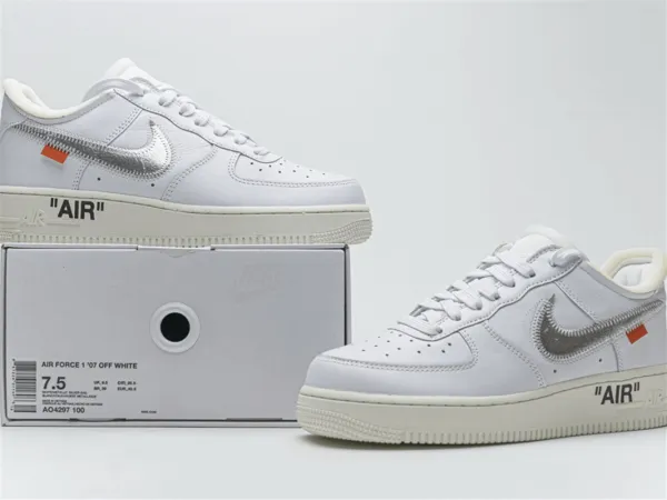 AO4297-100 OFF White X Air Force 1 '07 Low Conplex Con