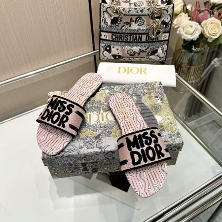 Dior Dway Miss Dior Allover Motif Sandals - Image 9