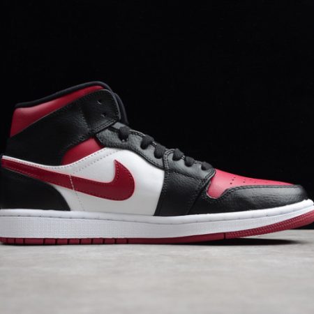 Air Jordan 1 MID bred toe 554724-066 - Image 4