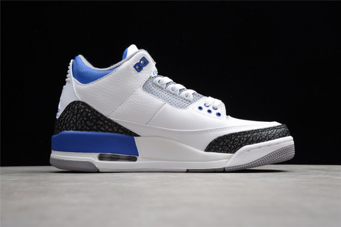 Air Jordan Retro 3 Racer Blue CT8532-145 - Image 7