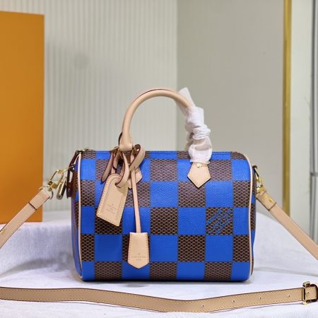 LV  Speedy 25 Checkerboard Shoulder Bag Handbag - Image 6