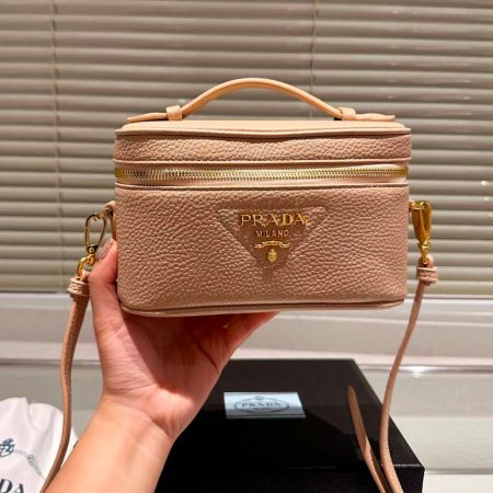 Prada Leather Makeup Bag - Image 5