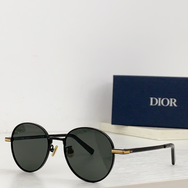 Dior Round Metal Sunglasses Top Quality