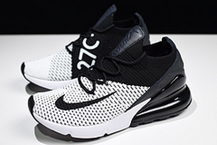NIKE AIR MAX 270 FLYKNIT WHITE/BLACK AO1023-100 - Image 8