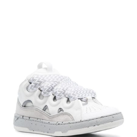 Lanvin LEATHER CURB SNEAKERS - Image 3