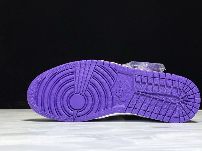 Air Jordan 1 AJ1 Court Purple white 555088-500 - Image 8
