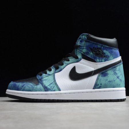 Air Jordan 1 Tie-Dye white black aurora green CD0461-100 - Image 2