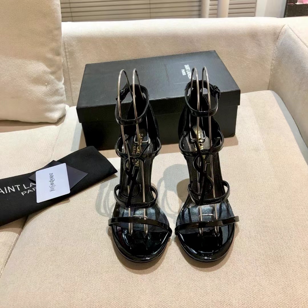 Saint Laurent YSL Cassandra 10.5cm Slide Heels - Image 4