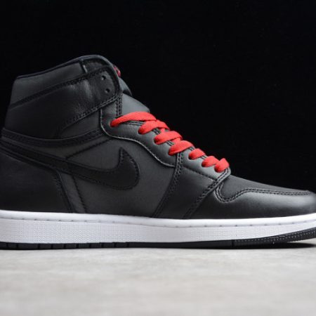 Air Jordan 1 High Black Satin 555088-060 - Image 8