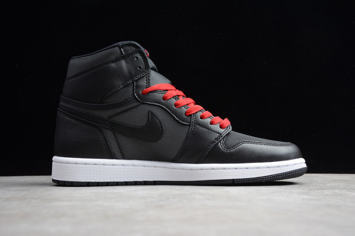 Air Jordan 1 High Black Satin 555088-060 - Image 8
