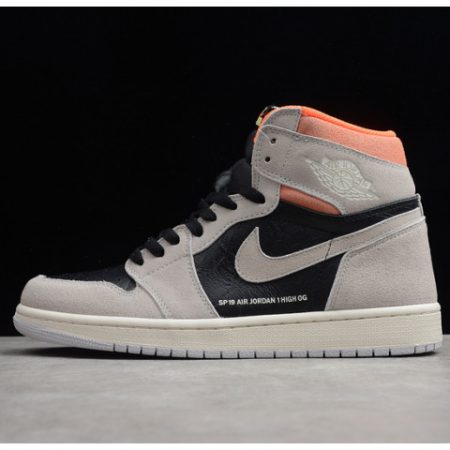 Air Jordan 1 Neutral Grey Hyper Crimson 555088-018