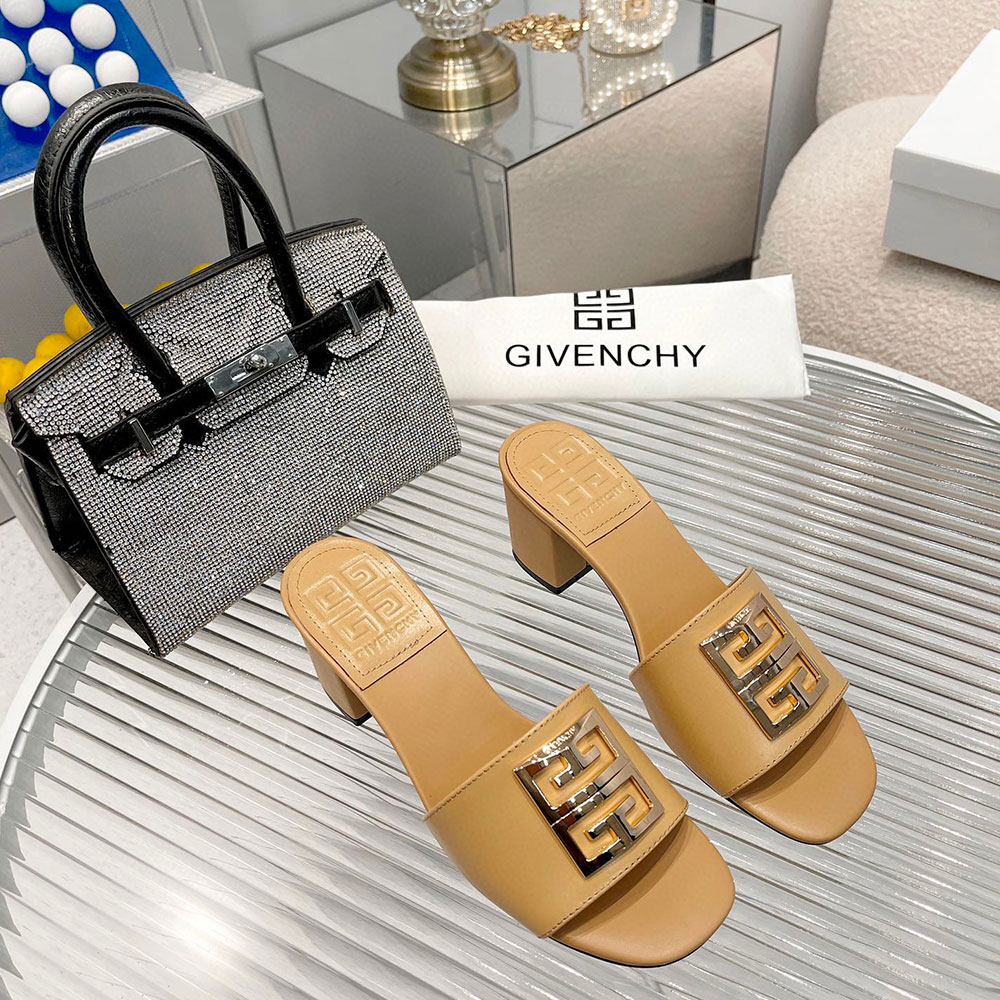 Givenchy Leather Fashion Muggles  Slide Sandal - Image 3