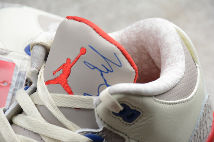 AIR JORDAN 3 RETRO "CHARITY GAME" sail red mens 136064-140 - Image 6