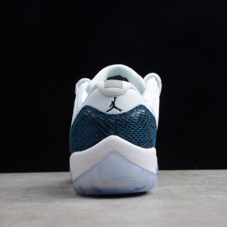 Air Jordan 11 Low Blue Snakeskin CD6846-102 - Image 4