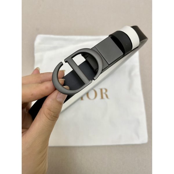 Dior flat wireless belt body/Sadle imported calf belt body metal 20MM