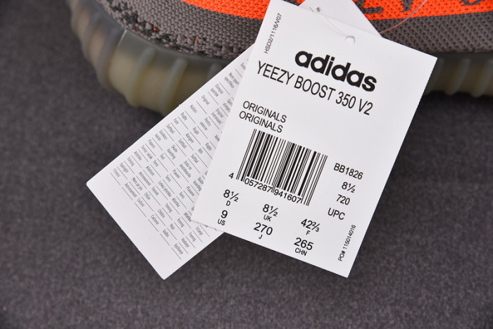 Yeezy Boost 350 v2 Beluga Solar Red BB1826 - Image 7