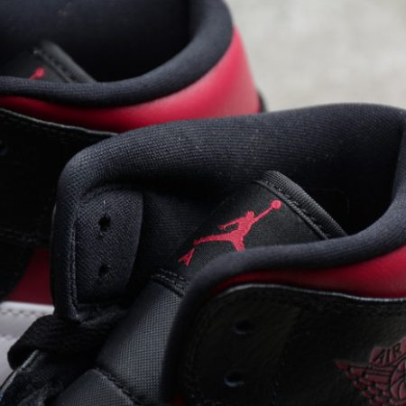 Air Jordan 1 MID bred toe 554724-066 - Image 9