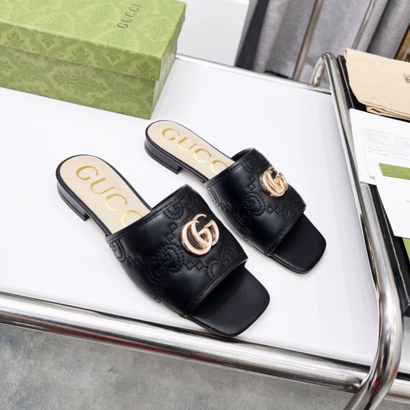 Gucci Jolie GG Matelassé Slide Sandal - Image 4