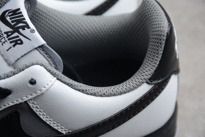 Nike Air Force 1 Low White Dark Grey Black Shoes 553689-609 - Image 10