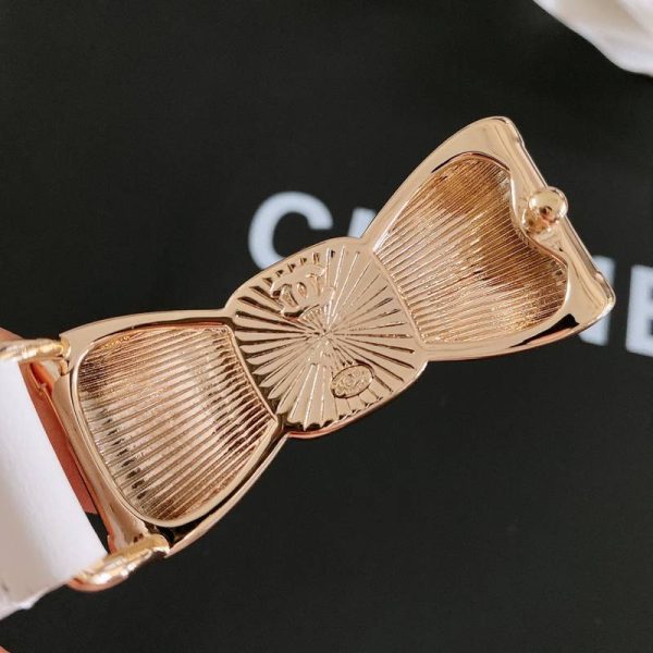 Chanel Belt With Ribbon Buckle Silver Women Belt 30MM