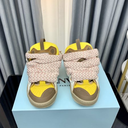Lanvin LEATHER CURB SNEAKERS - Image 3