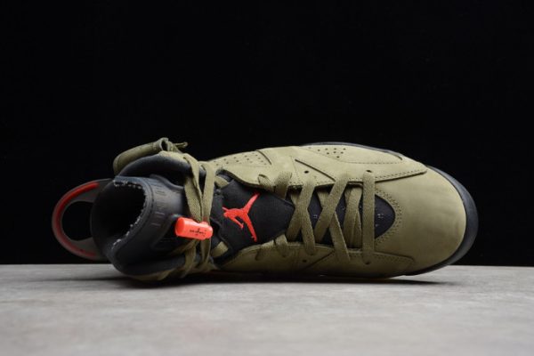 Travis Scott Air Jordan 6 Medium Olive Cactus Jack CN1084-200