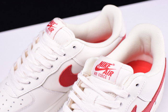 Nike Air Force 1 07 White Sport Red New Shoes 315122-126 - Image 7