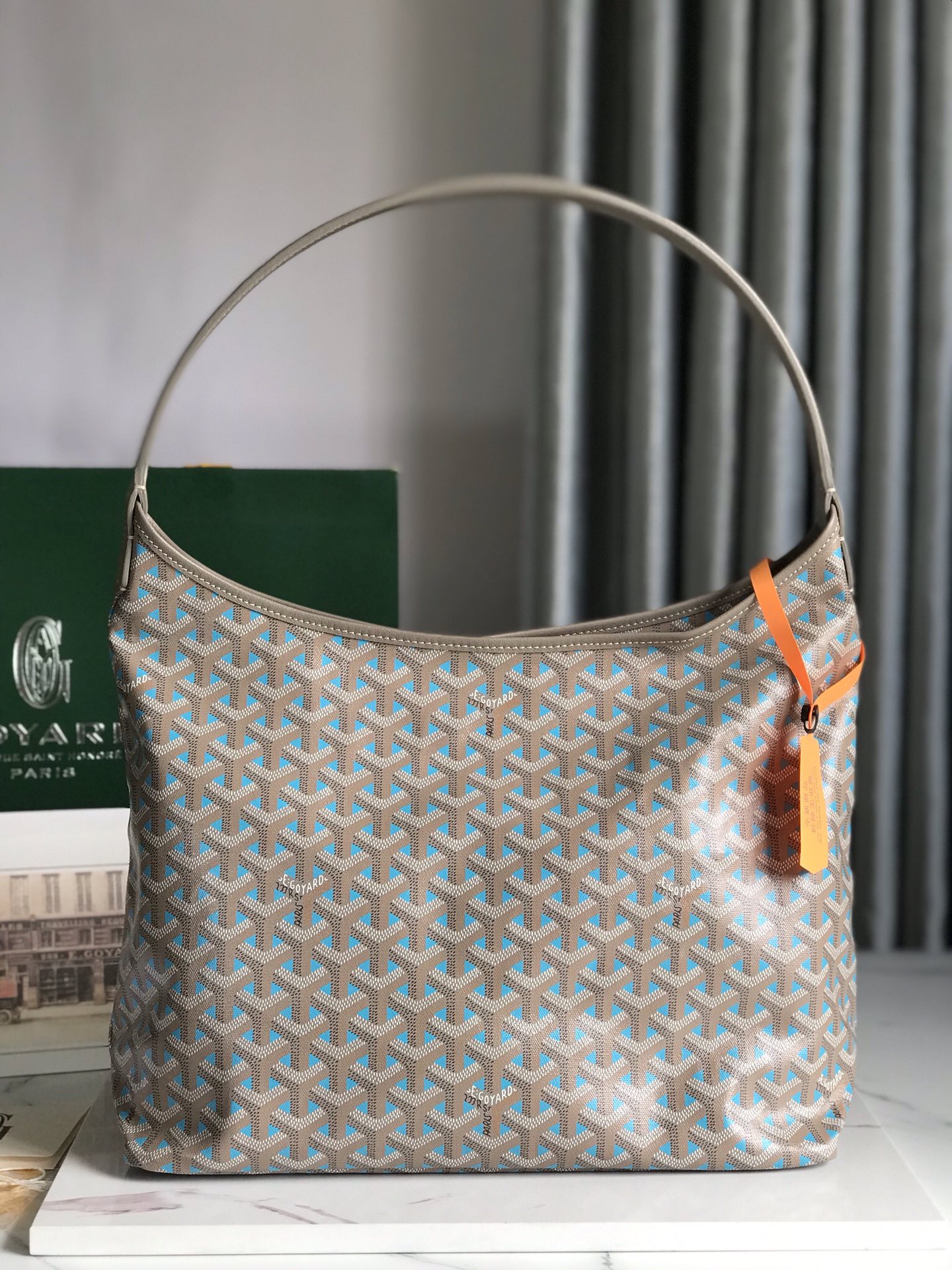 Goyard hobo boheme brown-blue - Image 1