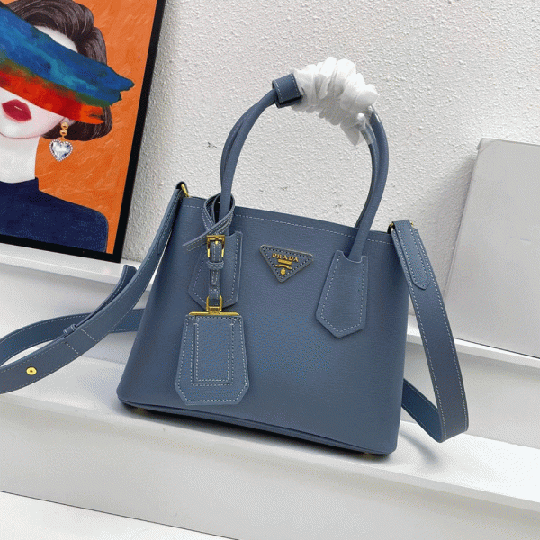 Prada Double Saffiano Leather Mini Handbag
