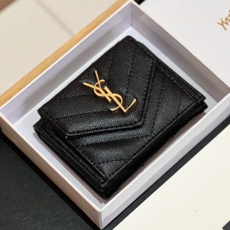 Saint Laurent YSL Leather Card Holder - Image 3