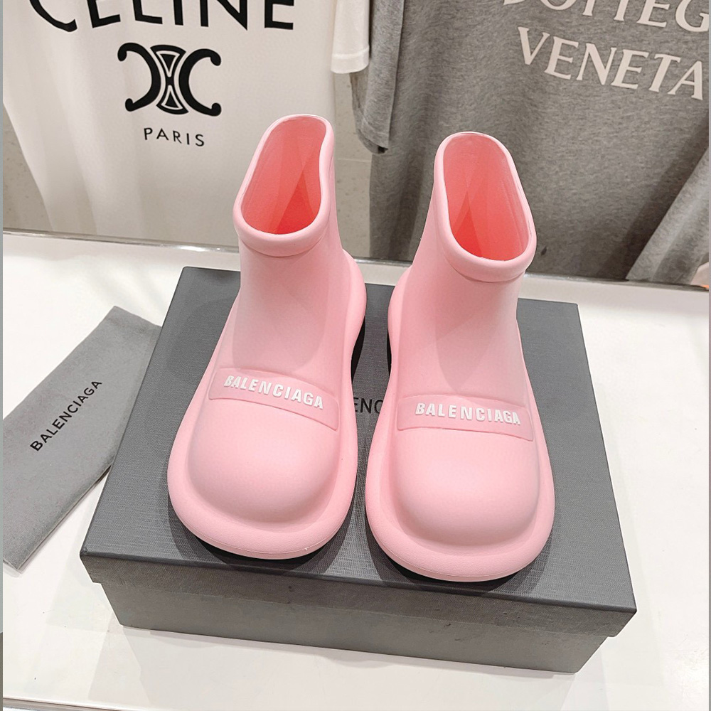 Balenciaga round Toe Rain Boots Slide Sandal - Image 3